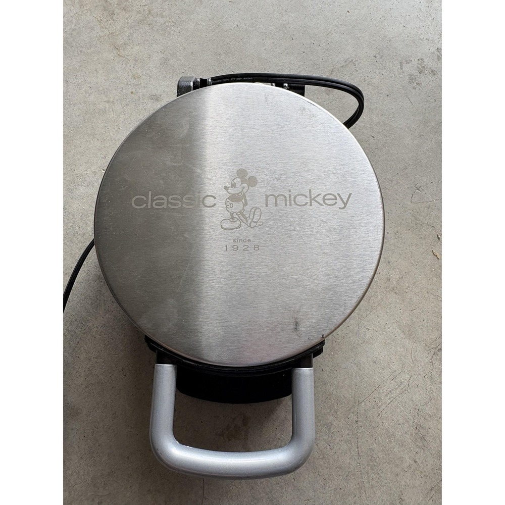 Disney‎ Classic Mickey Pancake Maker Electric Nonstick Silver WMR-CA Kitchen
